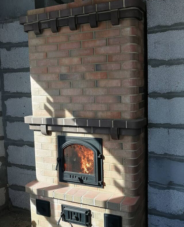 Облицовка камина