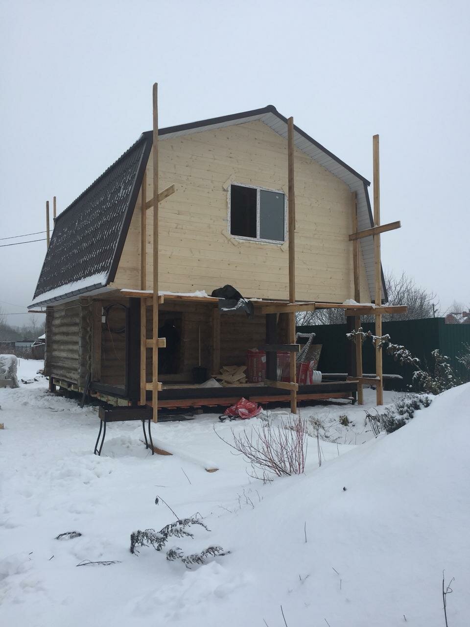 Конопатка сруба