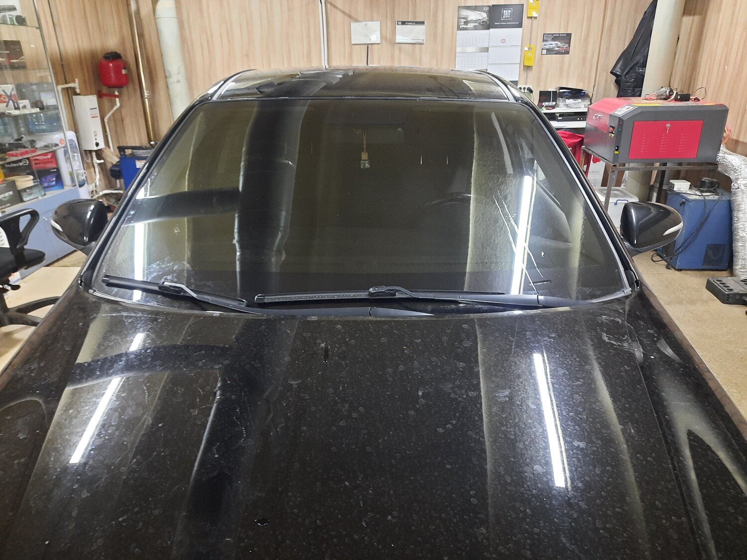 авто, автомобиль, тонировка, полировка лобового стекла w204, зеркальная тонировка заднего стекла l200