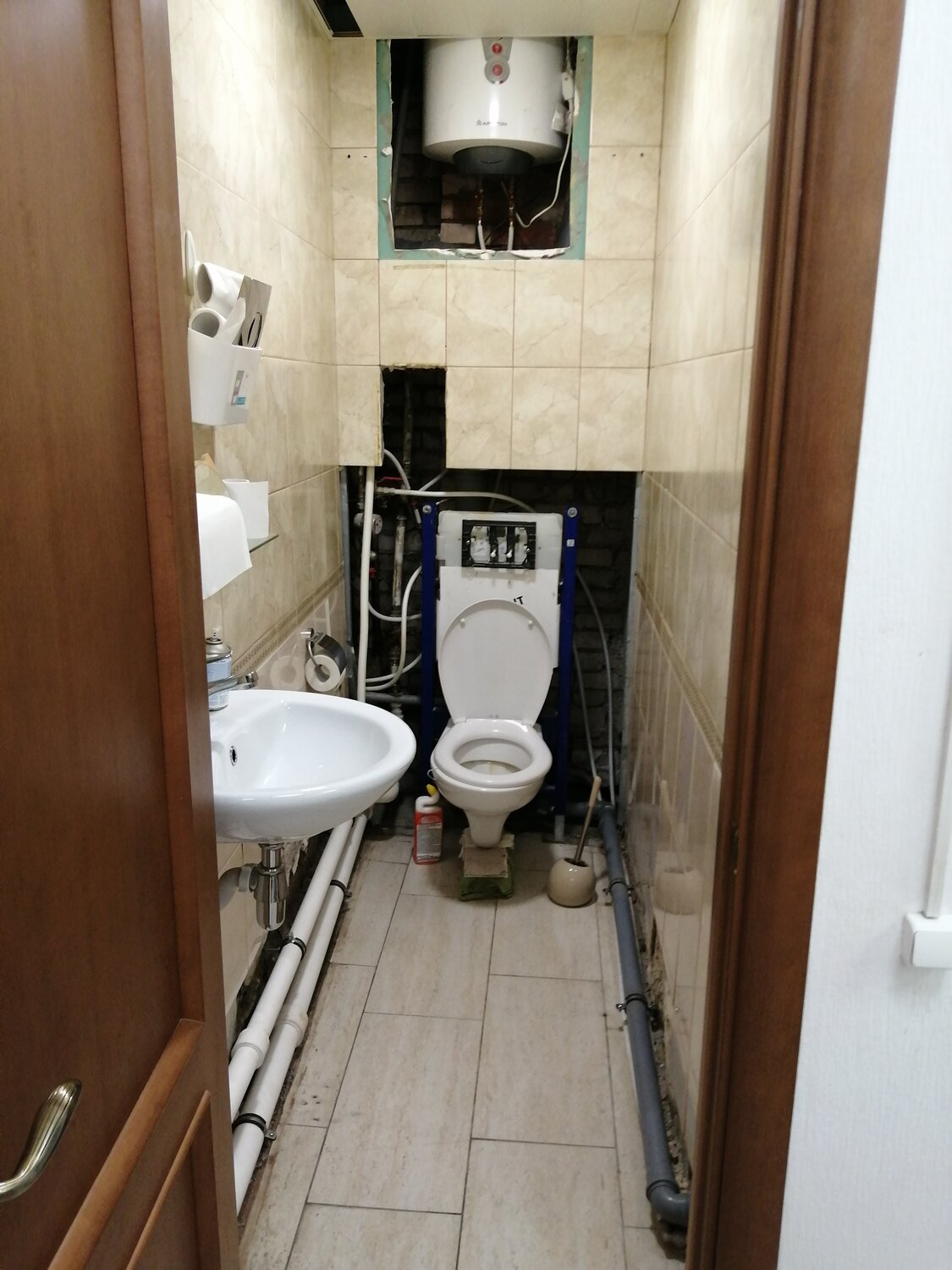 туалет в панельном доме, санузел, квартира, санузел в кгт, туалет