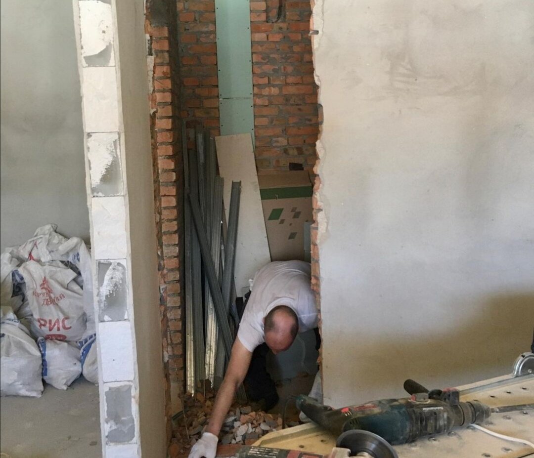 демонтаж, демонтажные работы, комната, ремонт, штукатур