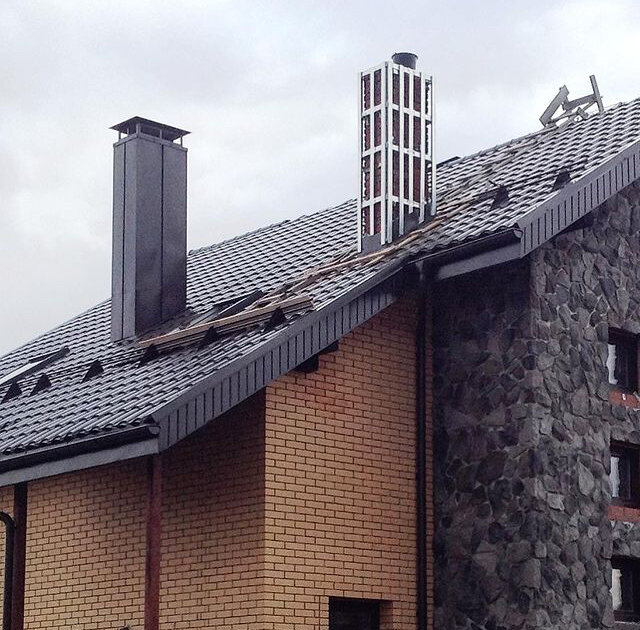 Монтаж дымников