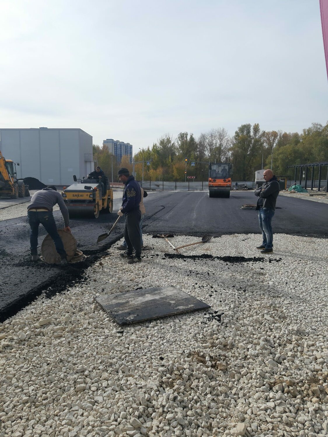асфальт, асфальтирование, новый асфальт, укладка асфальта, асфальтирование дорог
