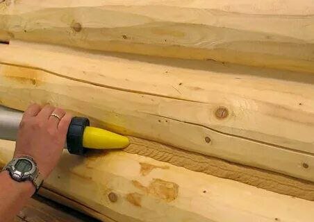 конопатка сруба теплый шов, герметик для швов в деревянном доме, герметик для сруба теплый шов, герметик для сруба, герметизация сруба