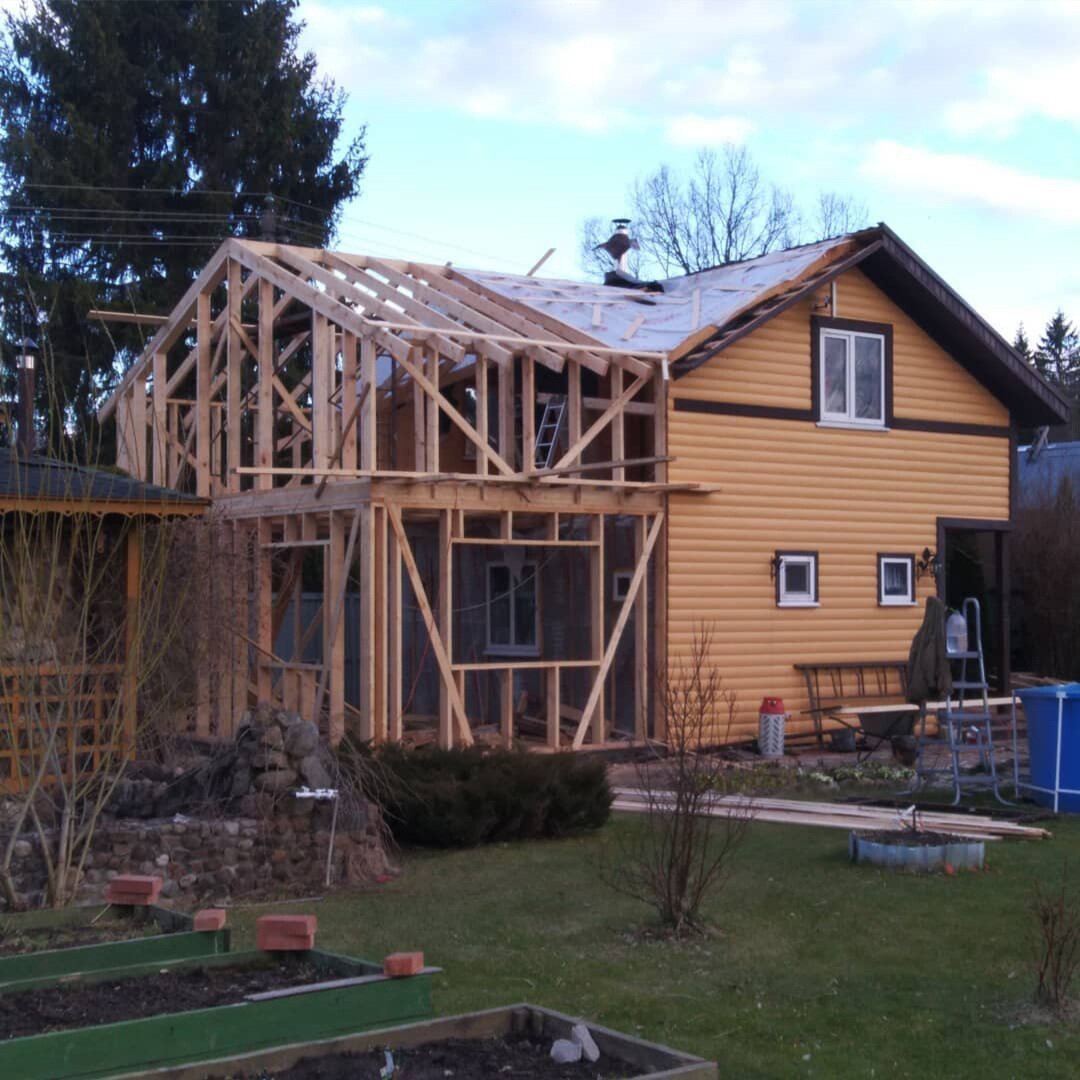 Строительство пристройки к дому