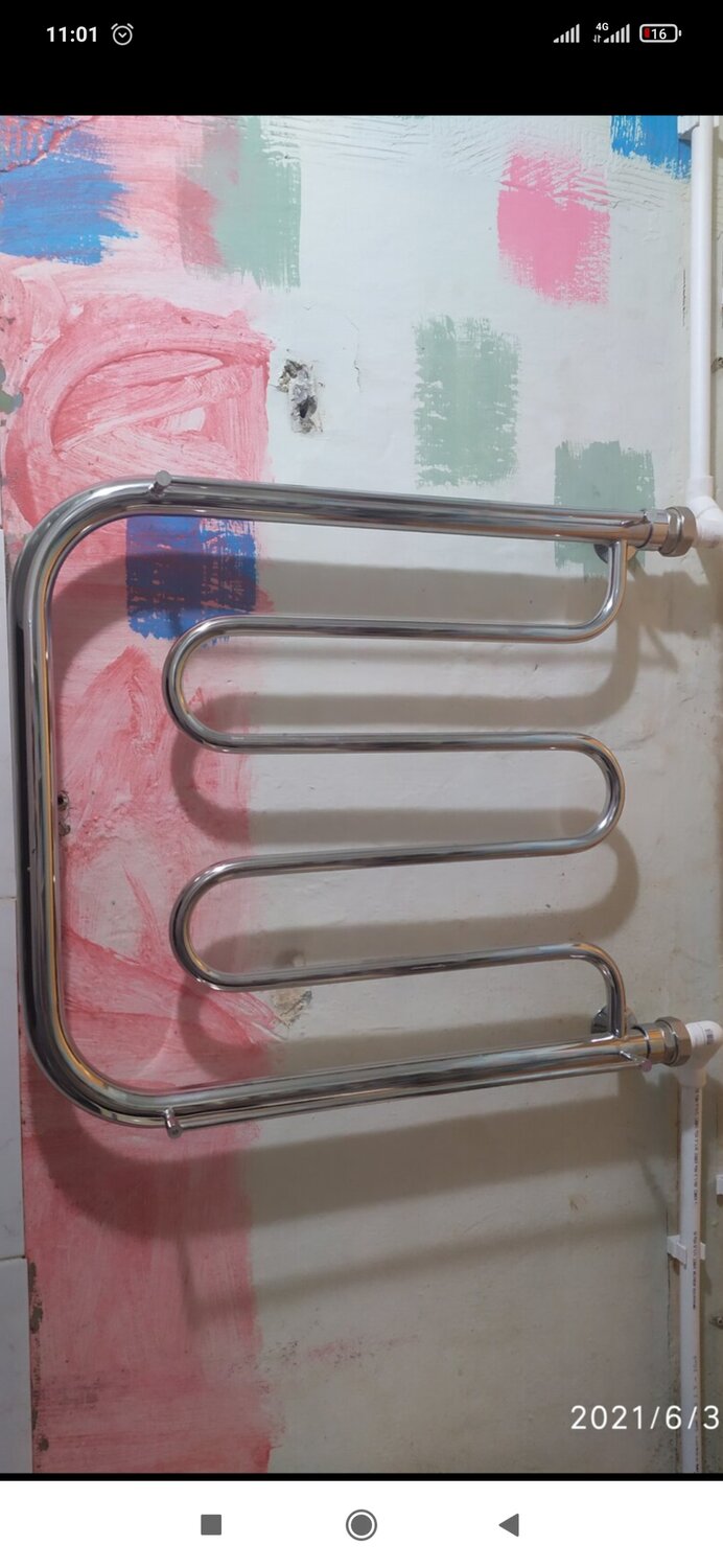 полотенцесушитель, водяной полотенцесушитель, монтаж полотенцесушителя трубами рехау, установка полотенцесушителя в ванной, полотенцесушитель в ванной комнате