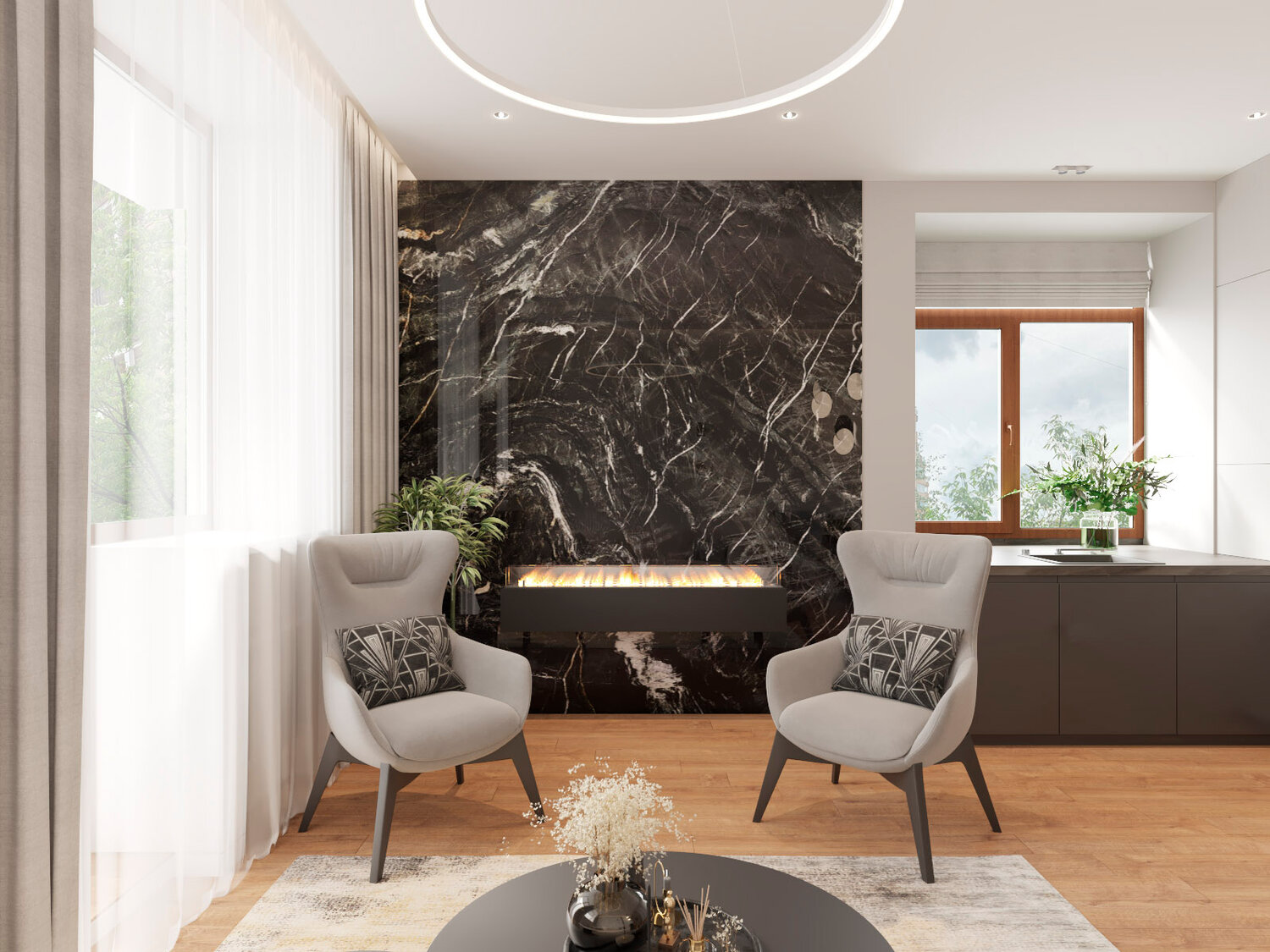 дизайн интерьера, интерьер, светлый интерьер гостиной, дизайн квартир, гостиная стиль