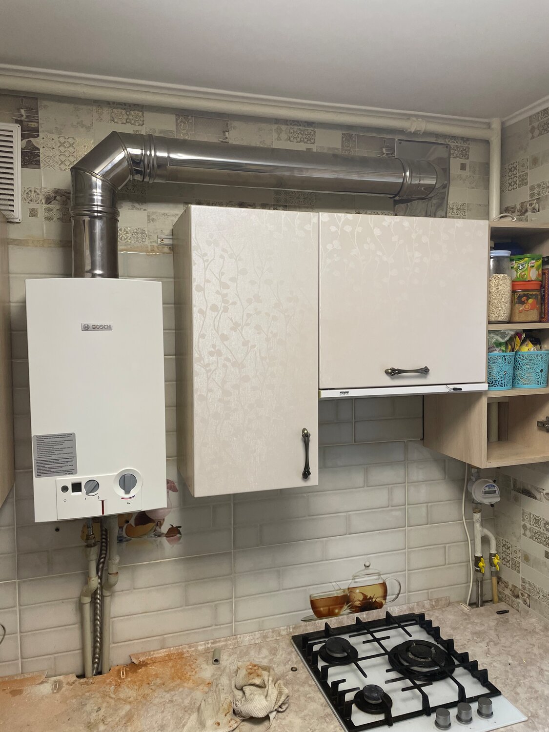 Установка газового счетчика на кухне в хрущевке - 84 фото