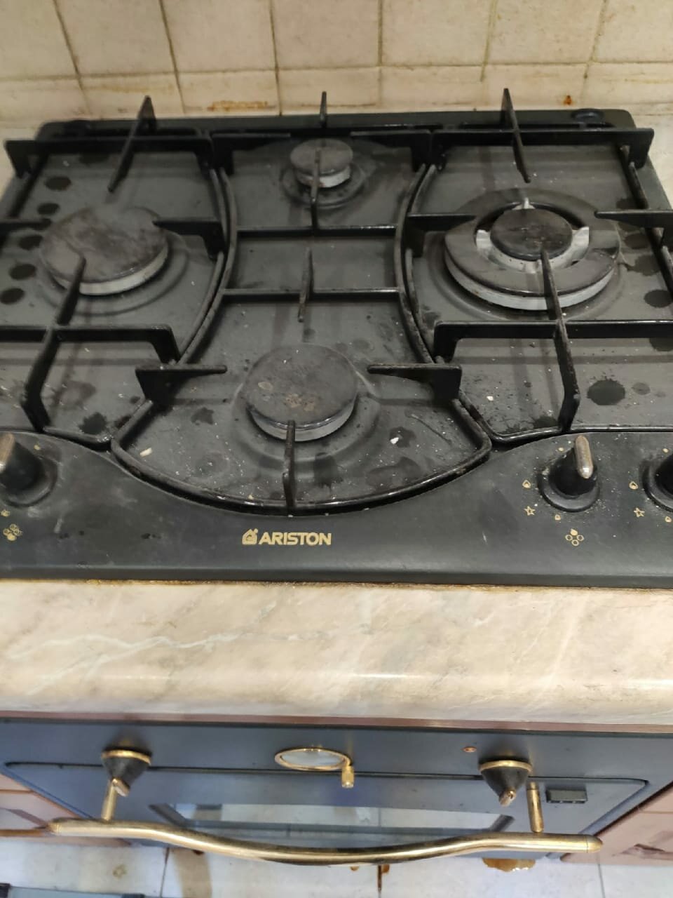газовая варочная панель ariston, газовая варочная панель ariston ph640mst, варочная панель ariston ph 640 mst, ariston, газовая варочная поверхность hotpoint-ariston ph 640 mst (an)