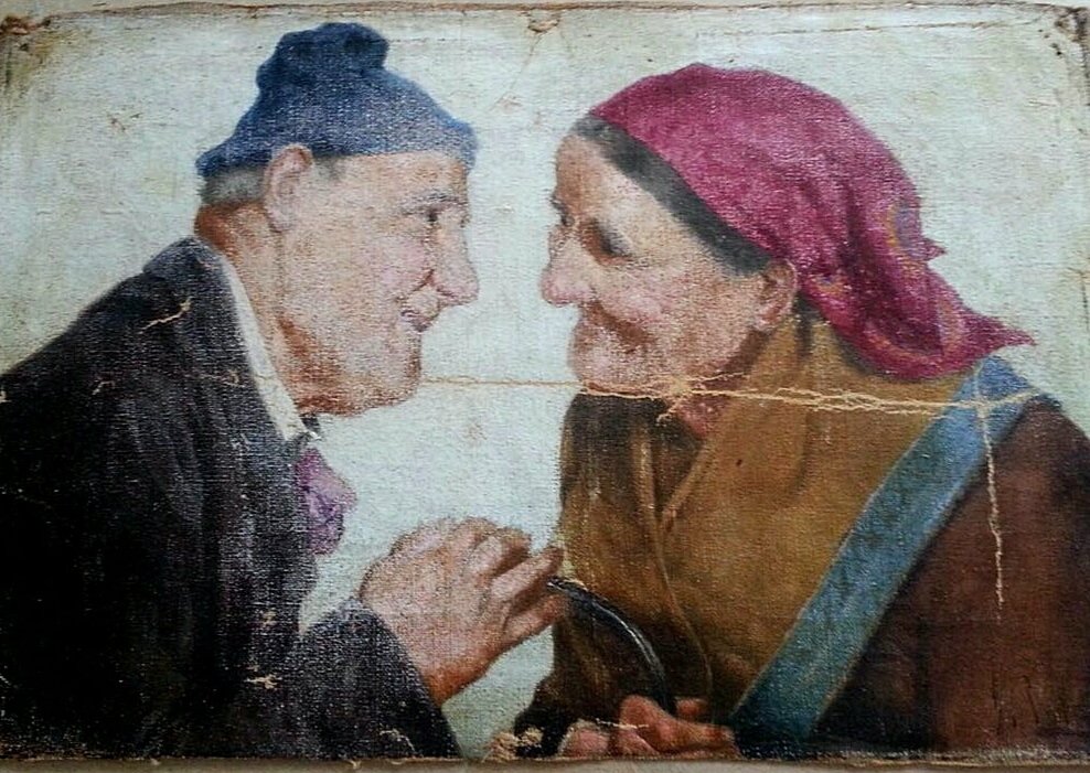 картина, масляная живопись, реставрация старинных картин, картины художников, портрет