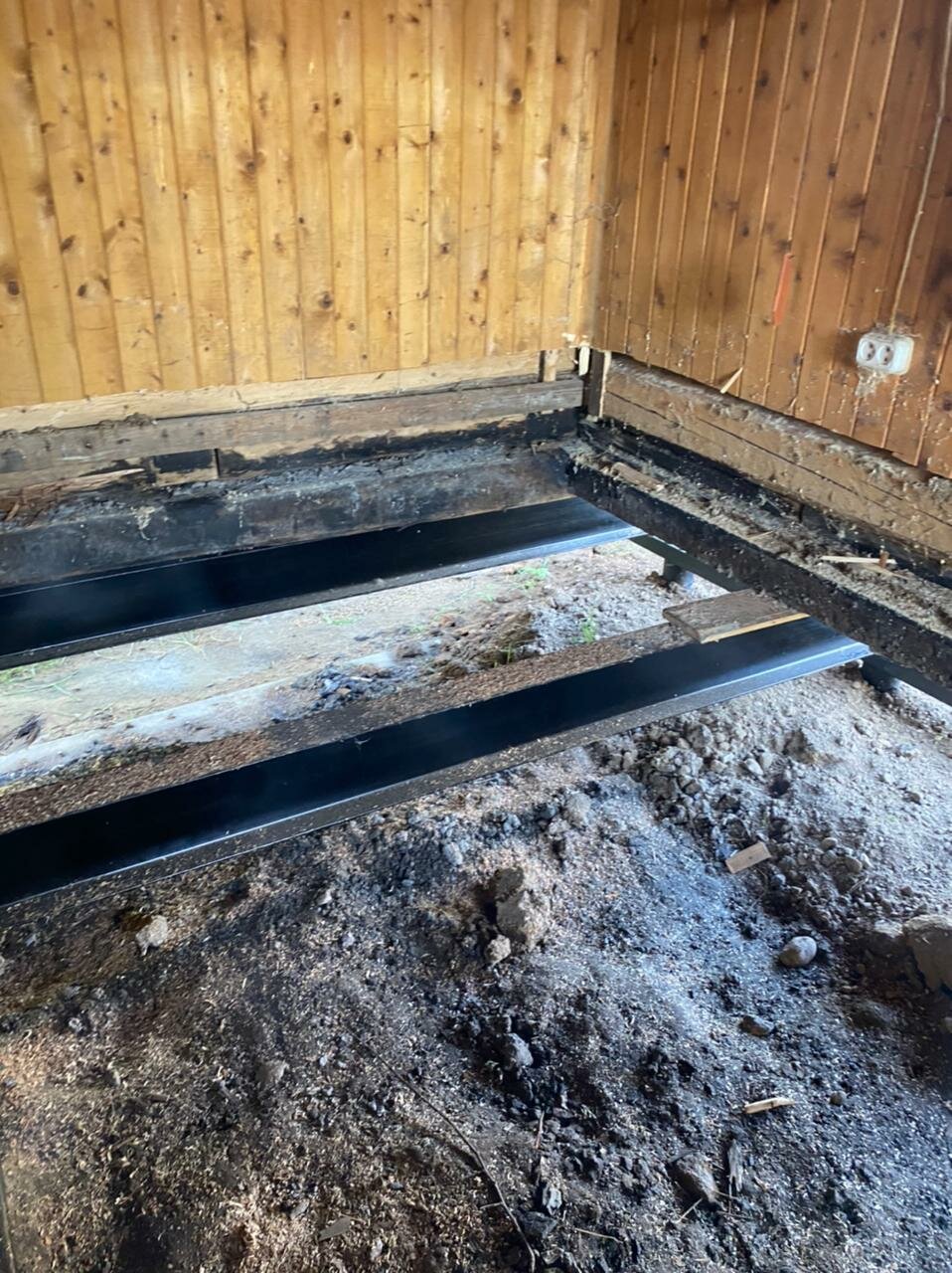 Замена гнилых полов