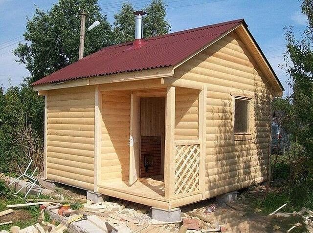 Строительство русской бани