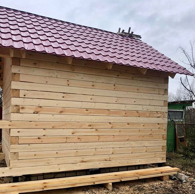 Строительство русской бани