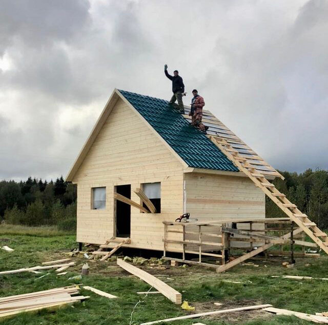 Строительство русской бани