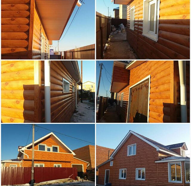 Монтаж фасада из металлического сайдинга