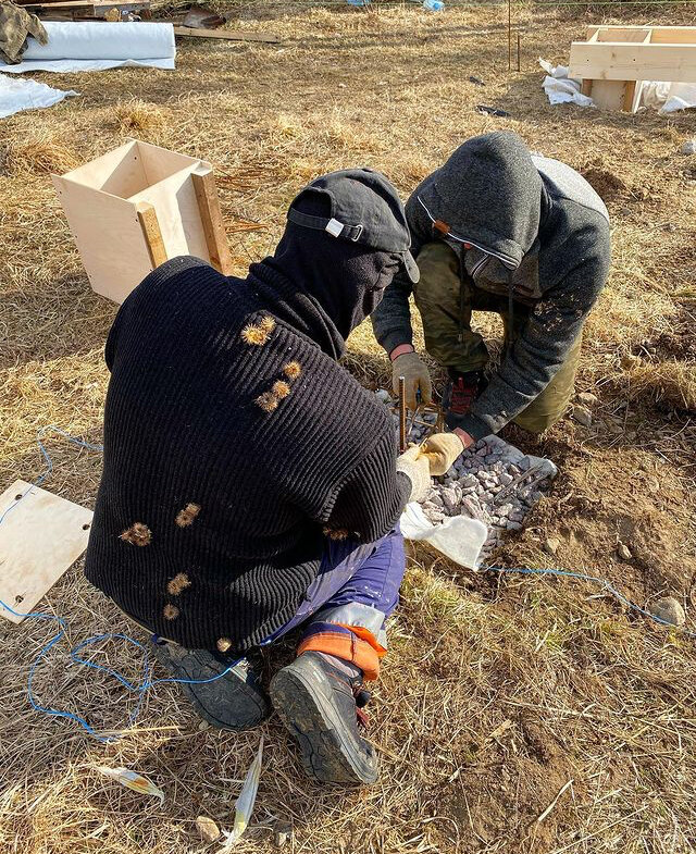 Строительство столбчатого фундамента