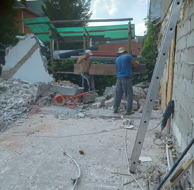 Демонтаж кладки