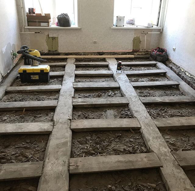 Замена гнилых полов