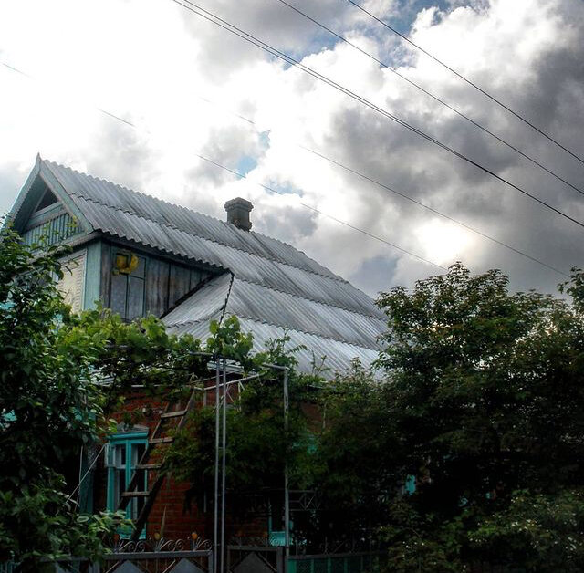 Монтаж кровли из шифера