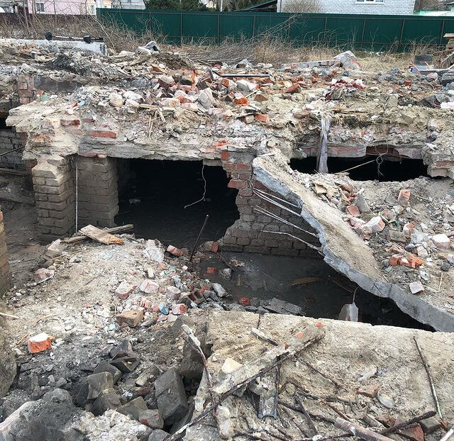 Демонтаж фундаментов