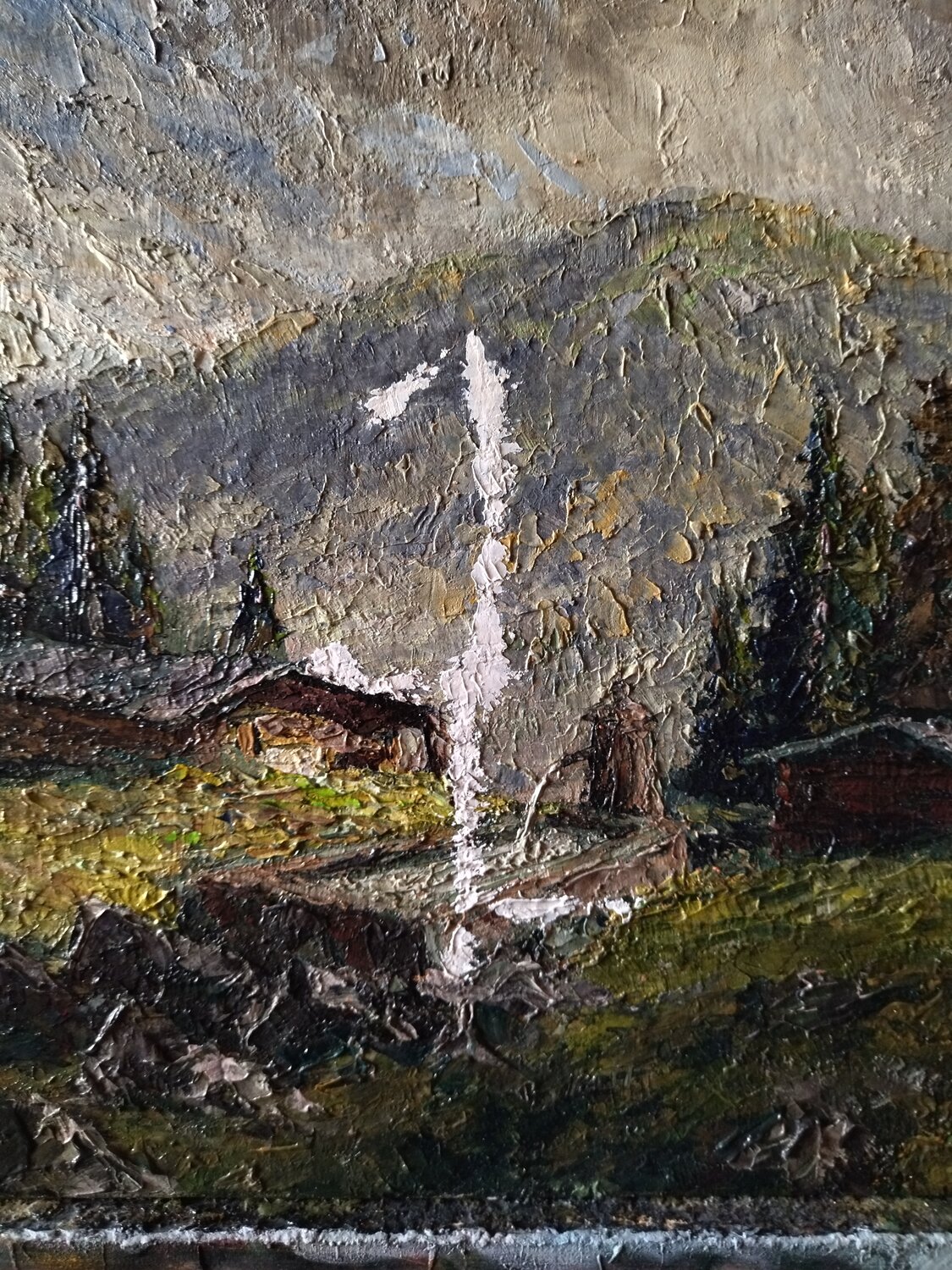 петр столяренко художник горы, художник петров б с, картина, картины художников, масляная живопись