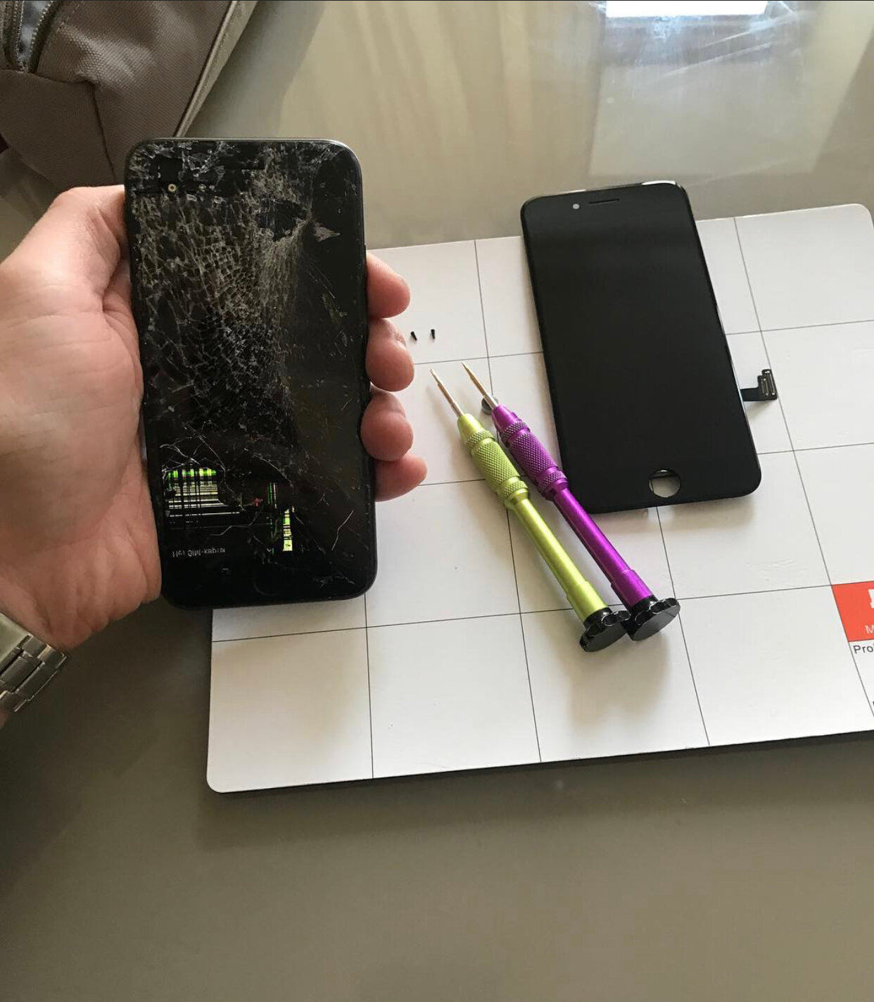 смартфон, разбитый iphone 10, разбитый айфон 6, мобильный телефон, разбитый айфон 11