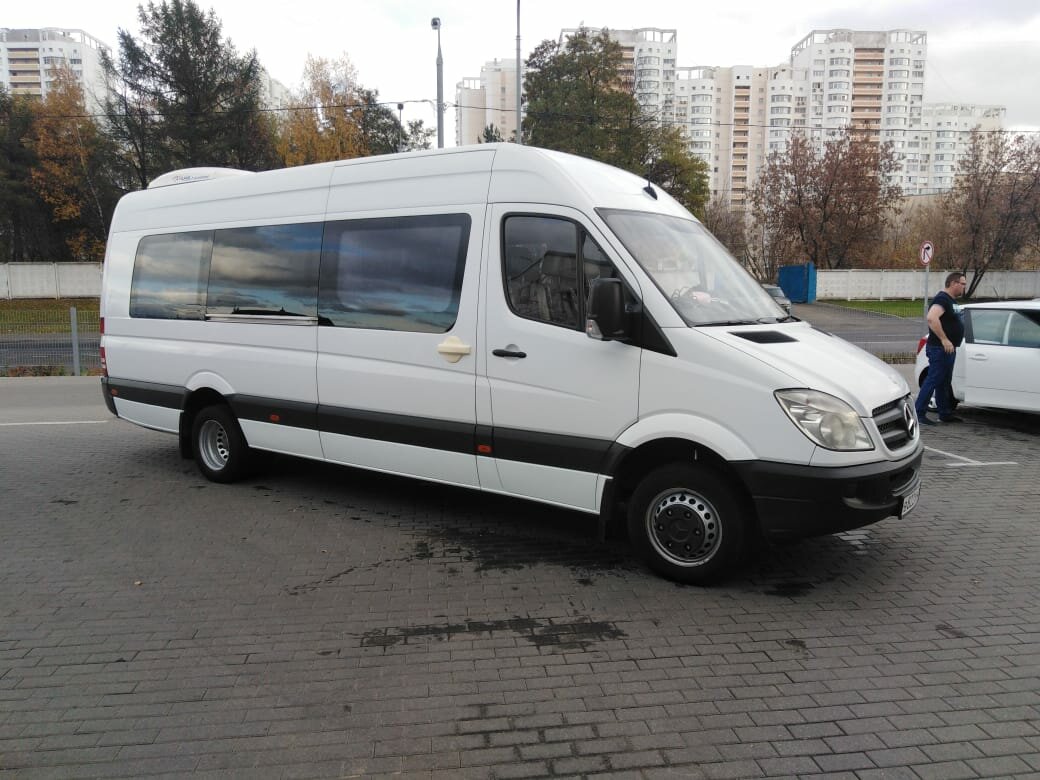 mercedes-benz sprinter, микроавтобус мерседес спринтер, мерседес спринтер белый пассажирский, мерседес спринтер пассажирский, мерседес спринтер 515 пассажирский е077ех
