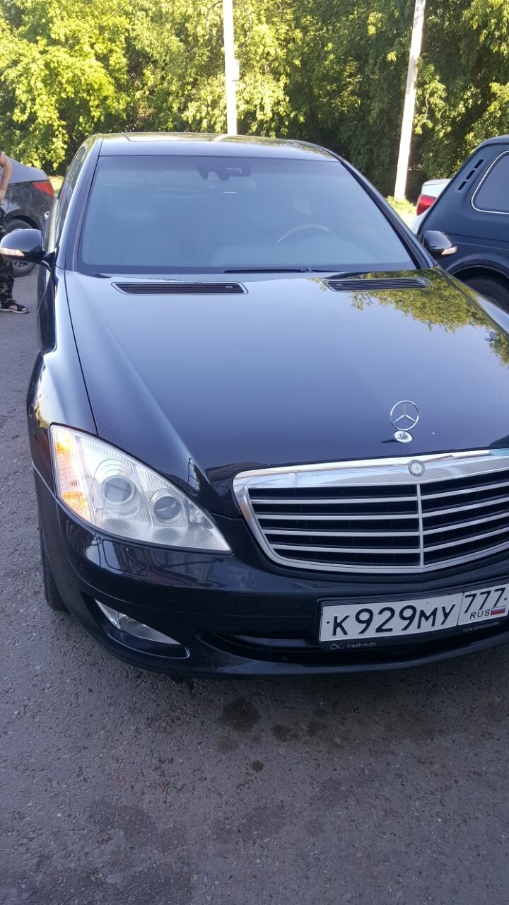 mercedes-benz s-класс, черный мерседес, мерседес 221, mercedes-benz w221, Mercedes-Benz S-klasse AMG II (W221)