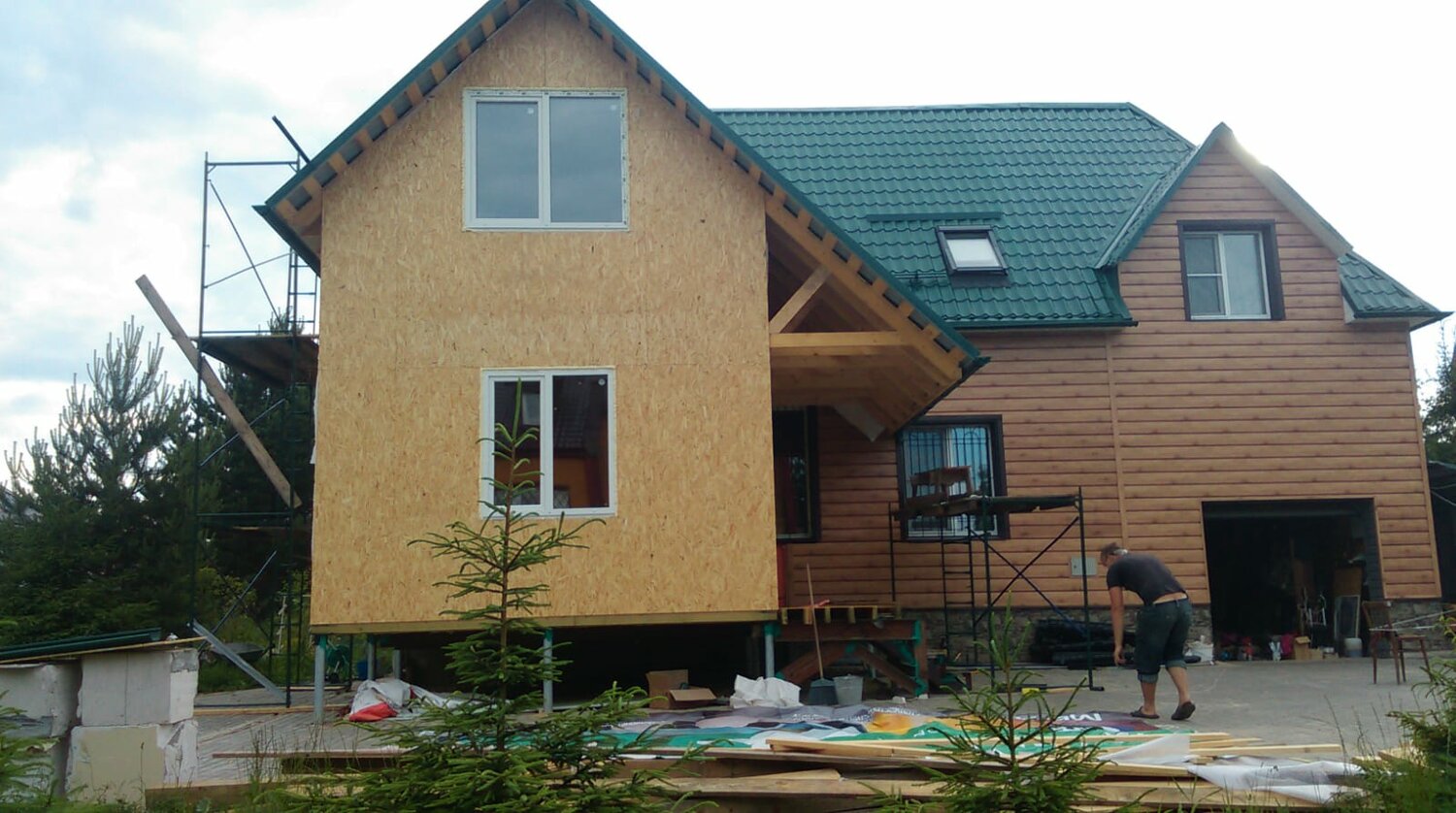 каркасный дом