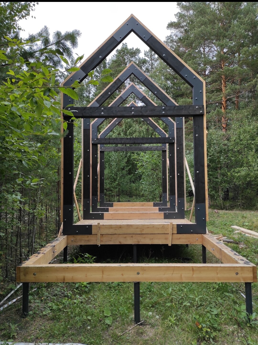 каркас домика, каркас домика на дереве, каркас дома, финская беседка каркас, каркасный домик