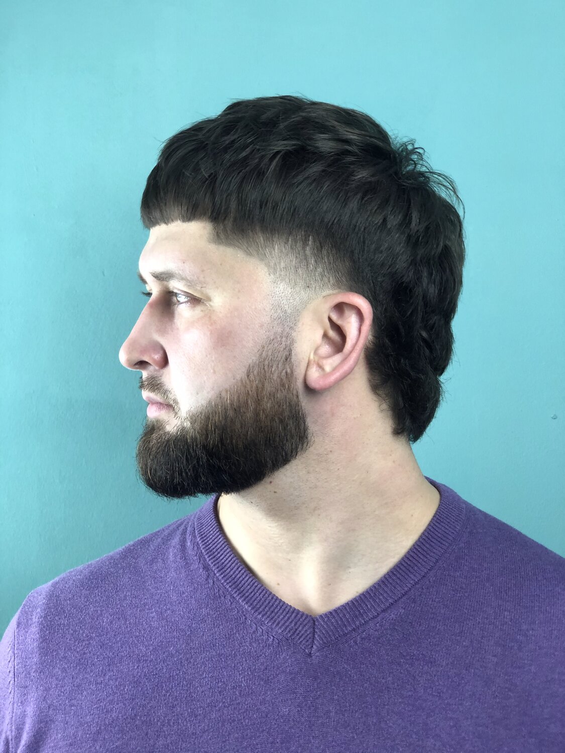 мужчина, стрижка, fade haircut, борода барбершоп, мужчины