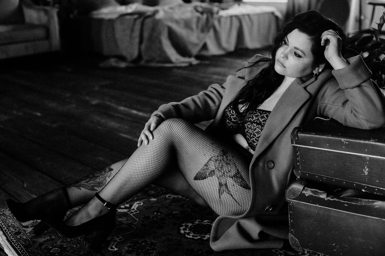 девушка, женщина, фотосессия, девушка в чёрном, стиль