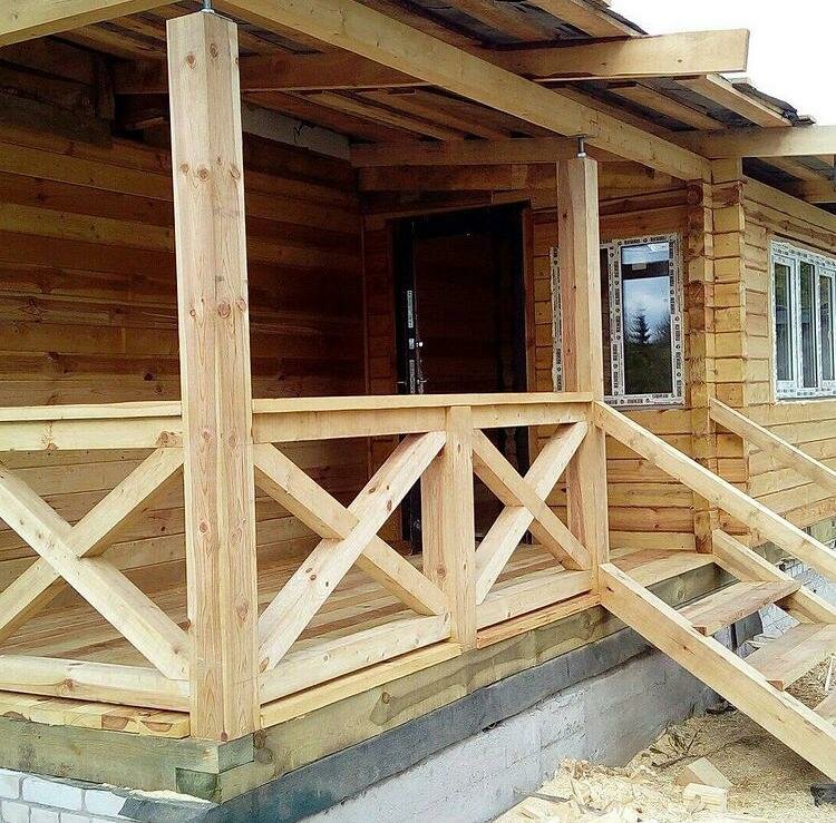 Строительство веранды к дому