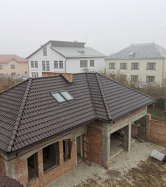 Монтаж керамической черепицы