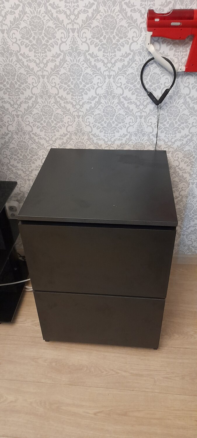 тумба ikea carb p2 1228 чёрный, икеа тумба мальм черная, тумбочка мальм икеа, тумба мальм икеа, прикроватная тумба мальм черная