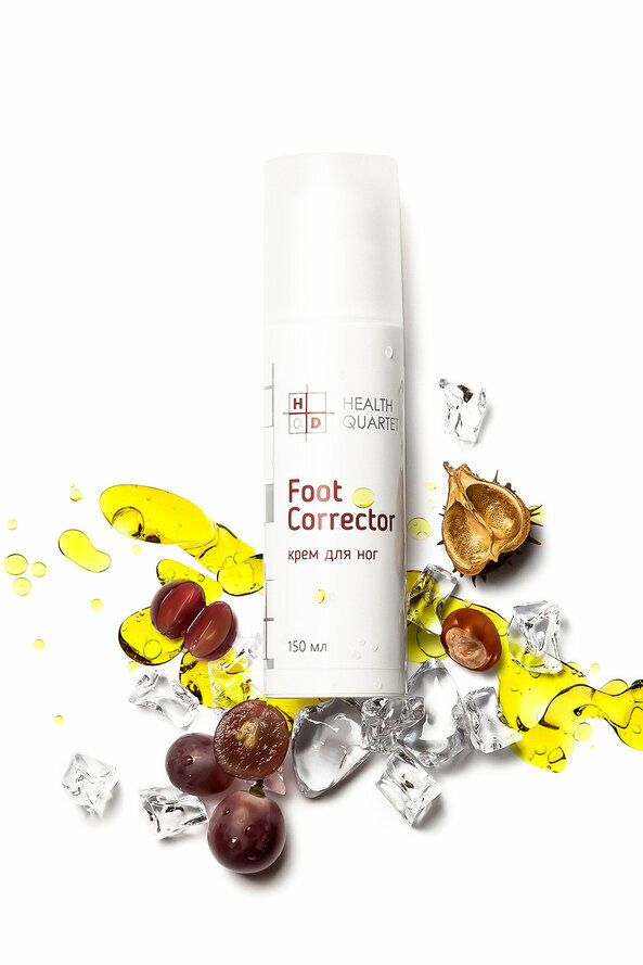 foot corrector крем для ног, corrector лосьон, крем для ног foot corrector health quartet, крем для ног, крем для лица