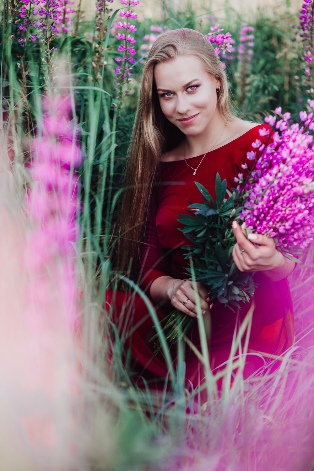 девушка, женщина, фотосессия в поле, девочка, природа