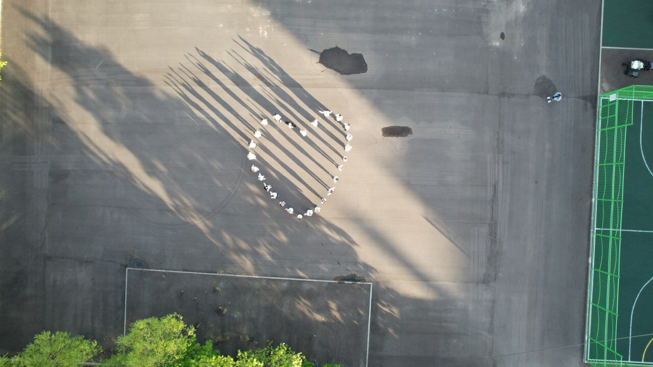 улица, мангры, затоп оврага в вязниках, aerial, drop