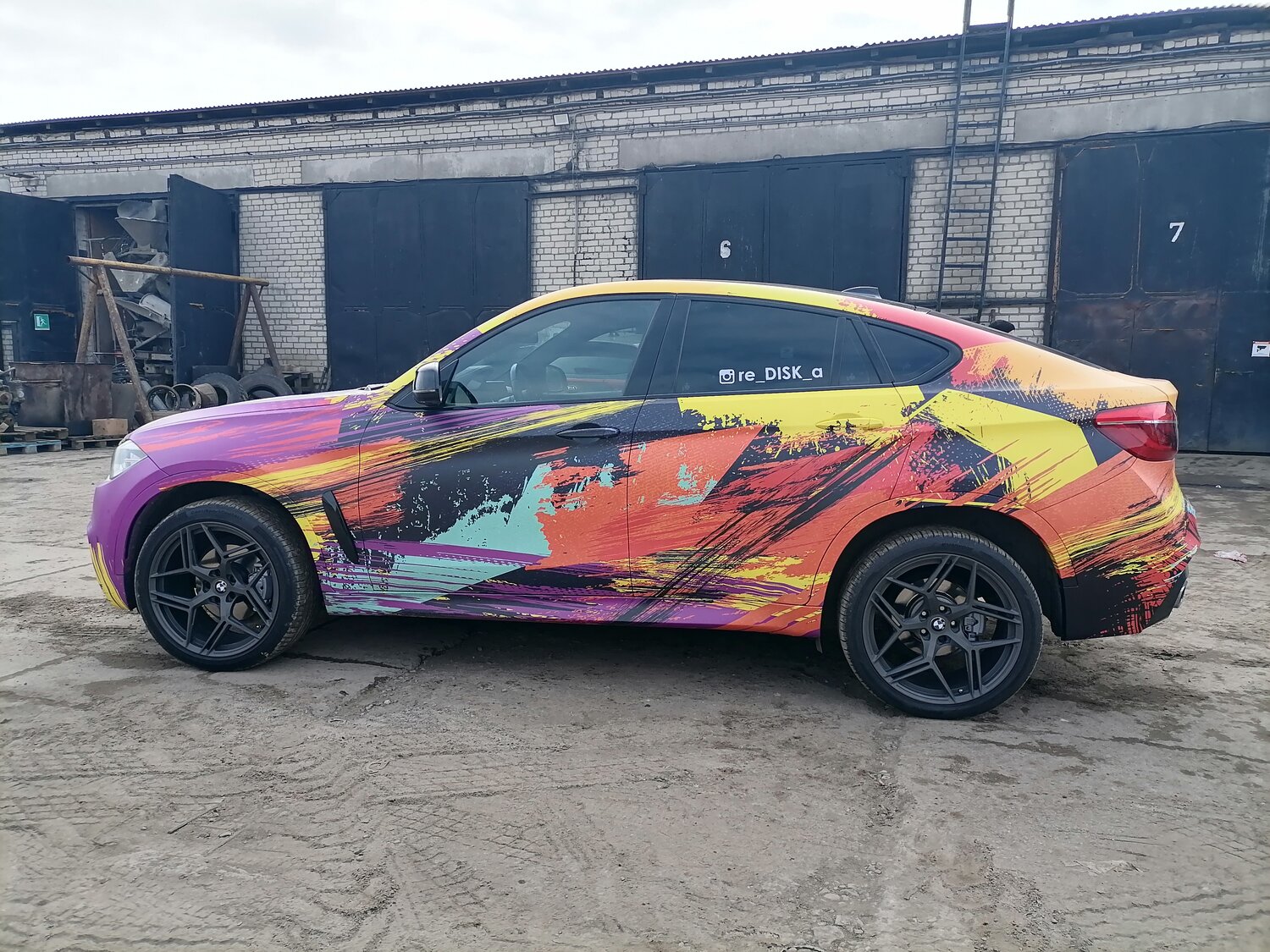 плёнка для автомобиля violet rainbow, виниловая пленка, авто винил, оклейка, винилография