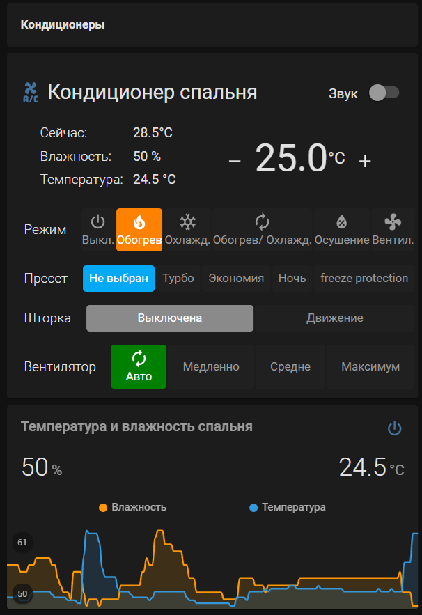 экран телефона, интерфейс кондиционера, умный дом home assistant, сводка активности honor band 6, garmin приложение
