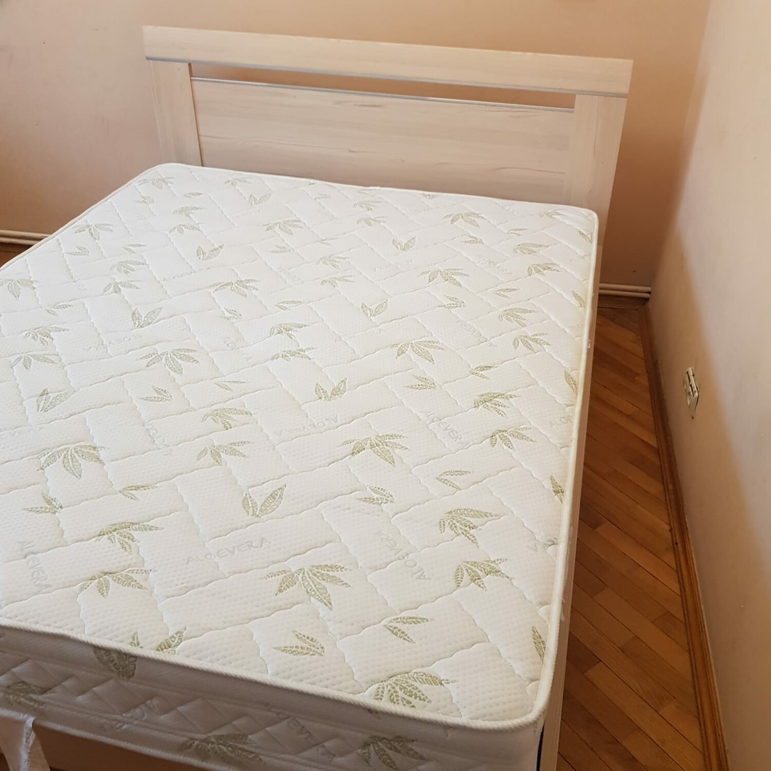 кровать с матрасом, кровать, матрас 200*200 sky standart, матрас, матрас аскона balance status 160x200
