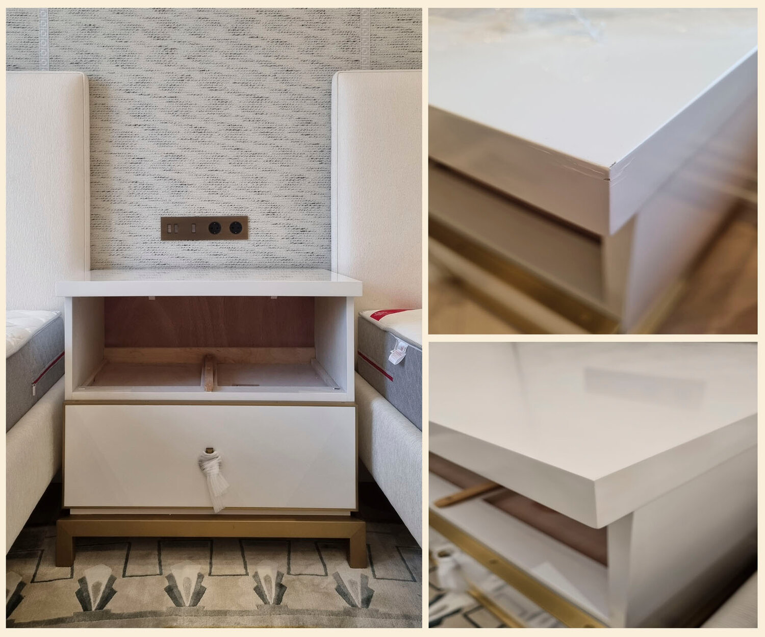 тумба, мебель, eket экет шкаф с 3 ящиками, белый70x35x70 см, тумбочка, тумба прикроватная