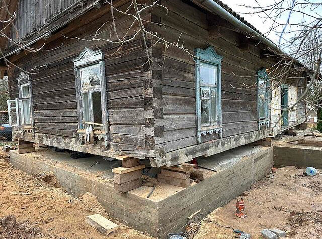 Замена фундамента