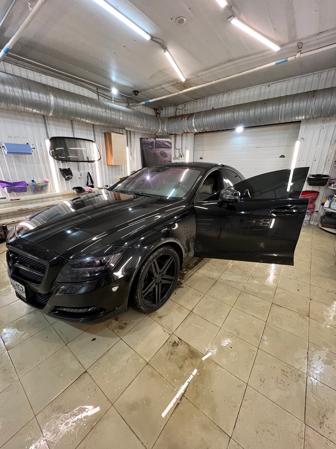 mercedes-benz, черный мерседес, мерседес cls 63 amg хром, mercedes cls 219 amg черный, Mercedes-Benz CLS-klasse AMG II (W218)