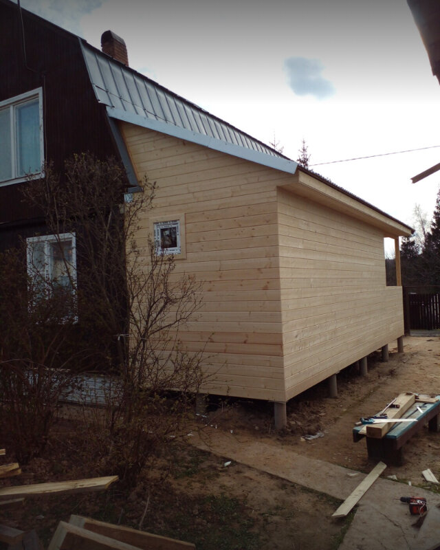 Строительство пристройки к дому