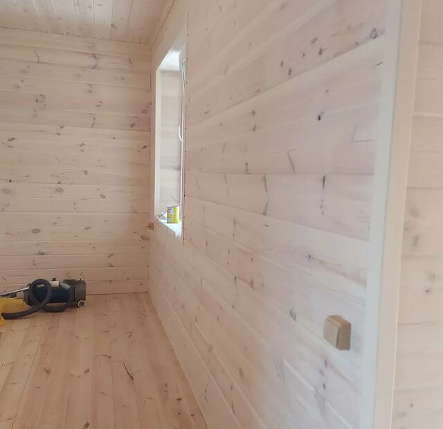 Отделка дома имитация бруса