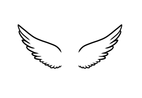 wings, крылья ангела контур, крылья, крылья эскиз, крылья вектор