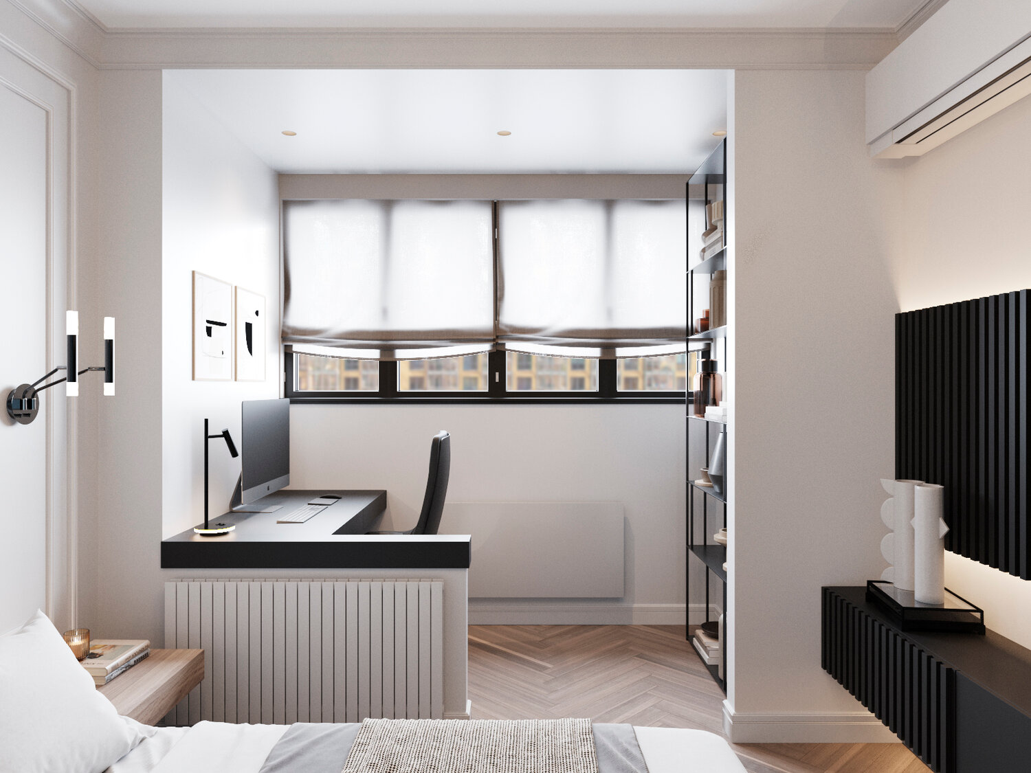 совмещенный балкон с комнатой, лоджия совмещенная с комнатой, совмещение лоджии с комнатой, интерьер комнаты с балконом, совмещение балкона с комнатой