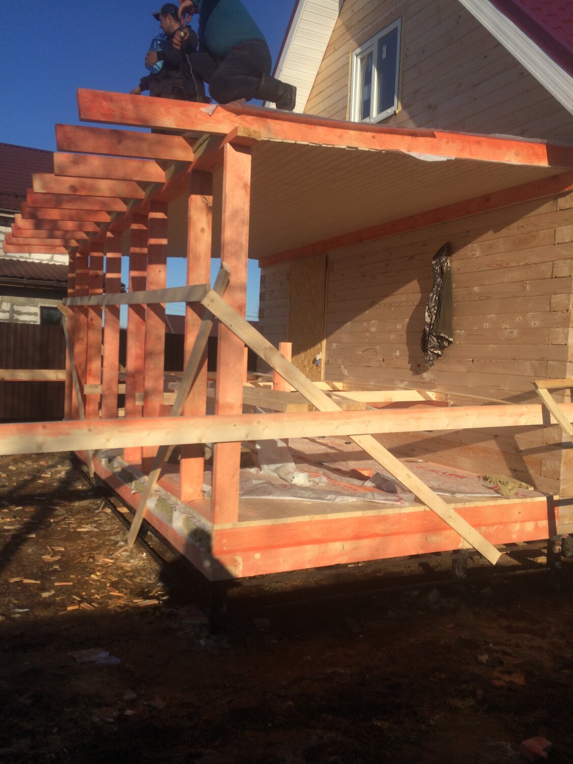 Строительство пристройки к дому