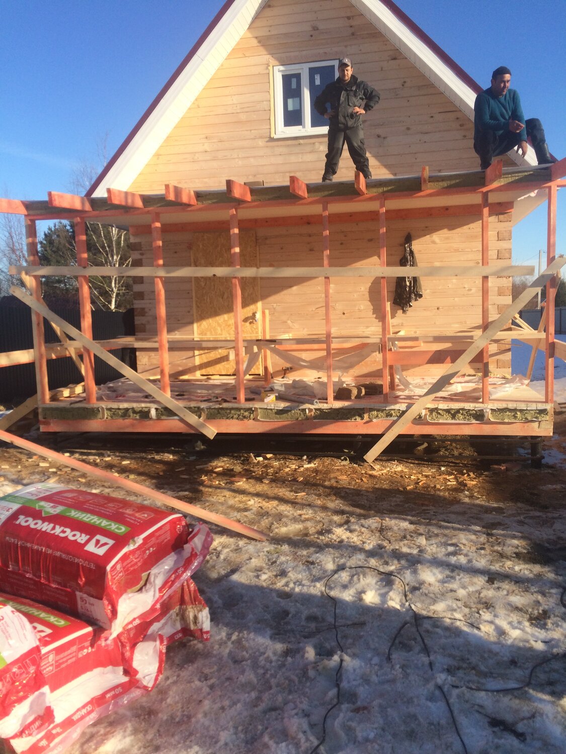 Строительство пристройки к дому